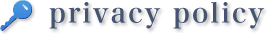 Privacy policyプライバシーポリシー